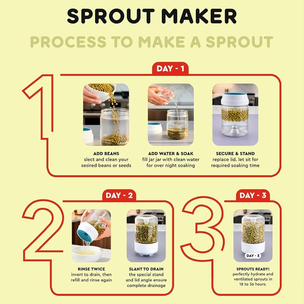 Sprouts maker jar