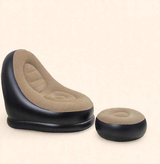 Inflatable Leisure Sofa Chair and Footstool