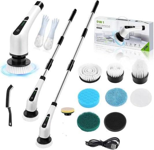 9-in-1 Cordless Electric Spin Scrubber