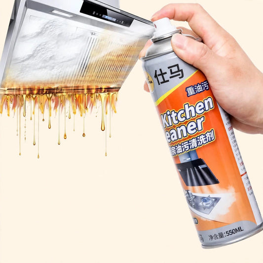Kitchen Cleaner Oil & Grease Stain Remover Stove & Chimney Cleaner Spray