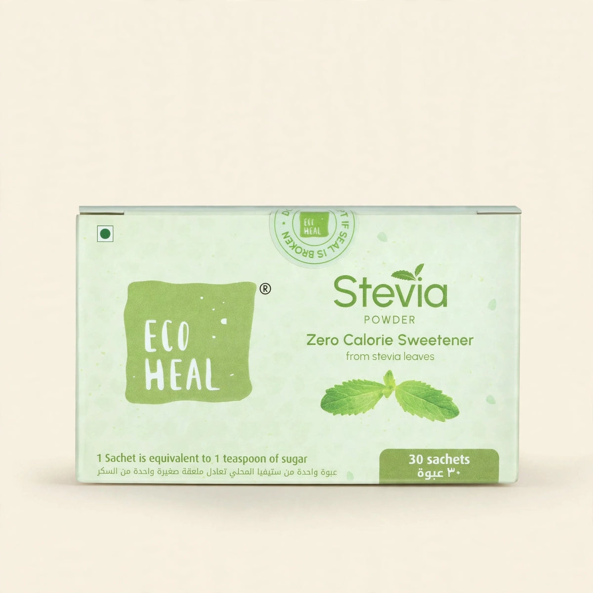 Ecoheal Stevia Sachets - 30 Sachets