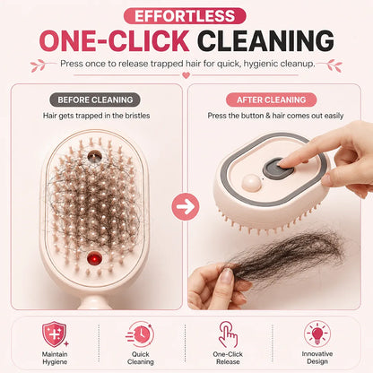 3-in-1 Steam Hair Brush Comb