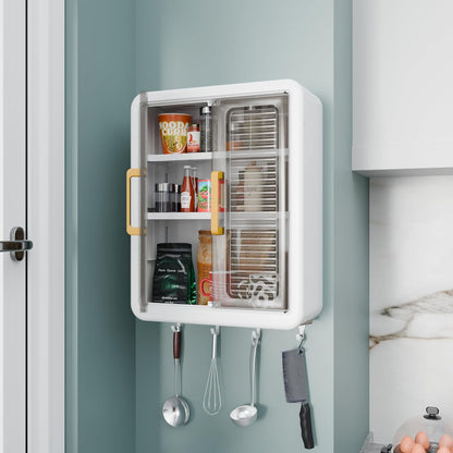 Wall mounted kitchen storage