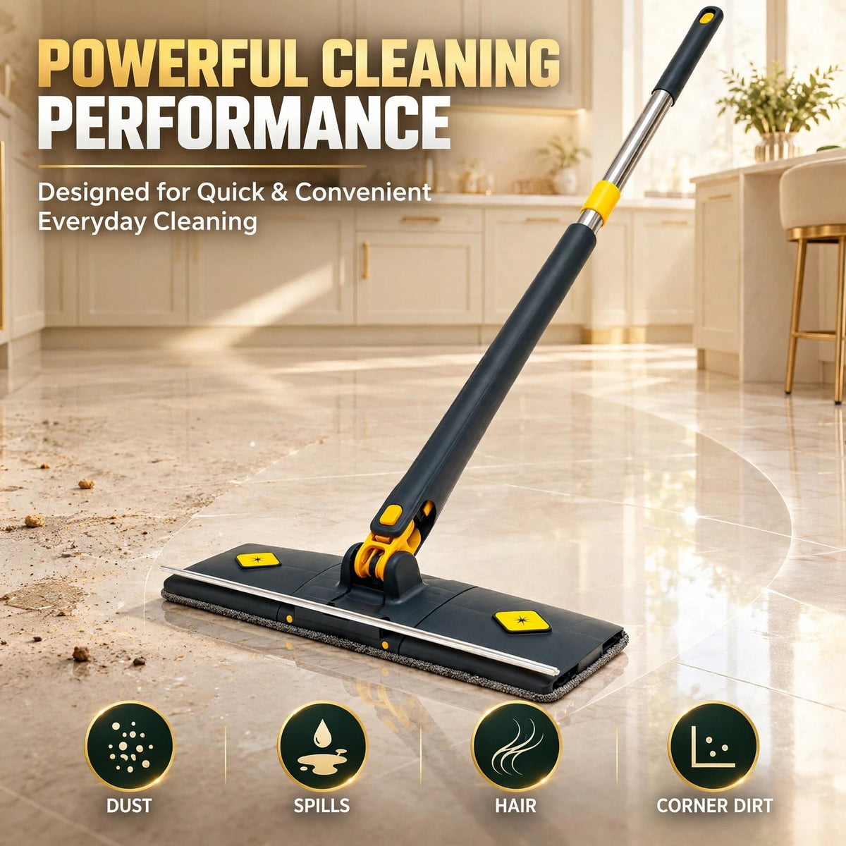 360 Rotation Rectangle Cleaning Mop