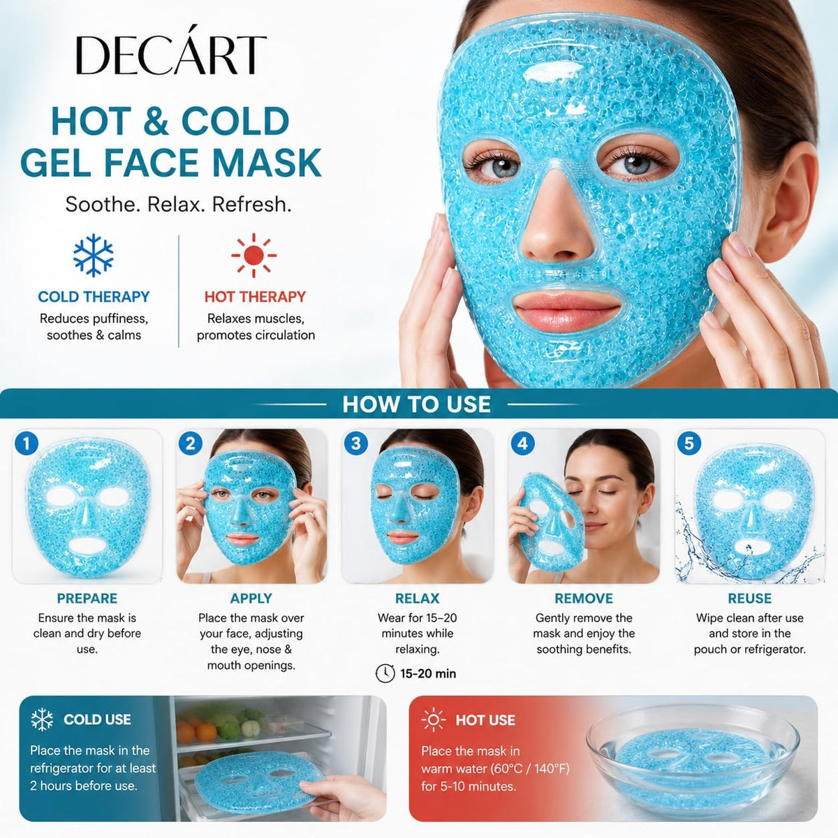 Ice Gel Face Mask