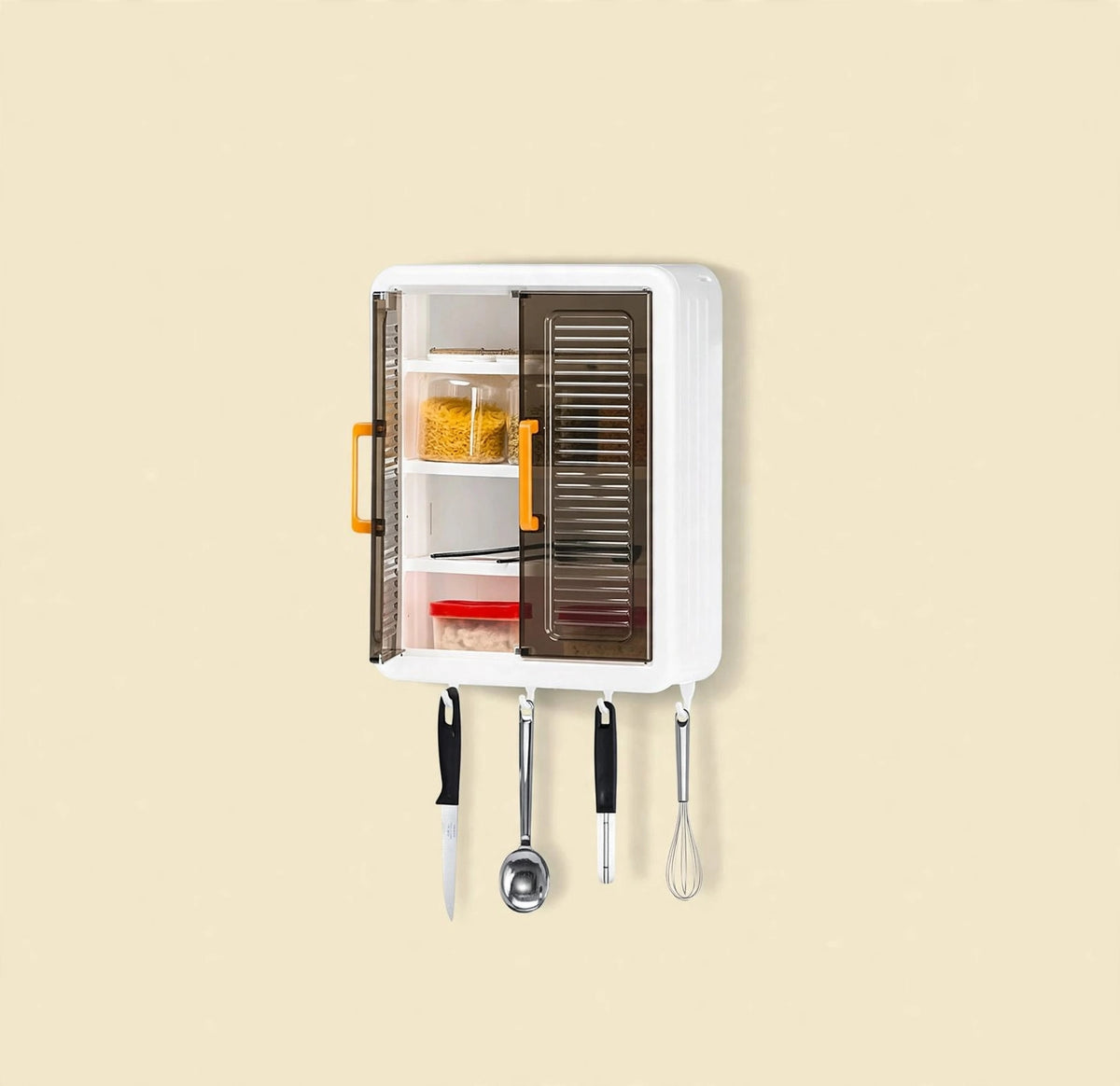 Wall mounted kitchen storage