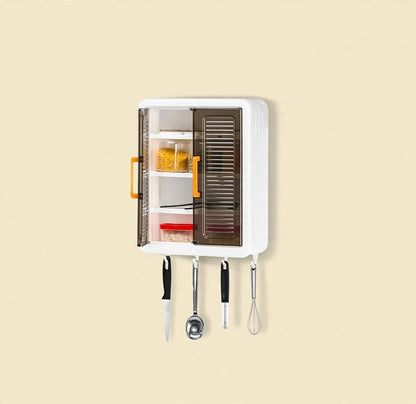 Wall mounted kitchen storage
